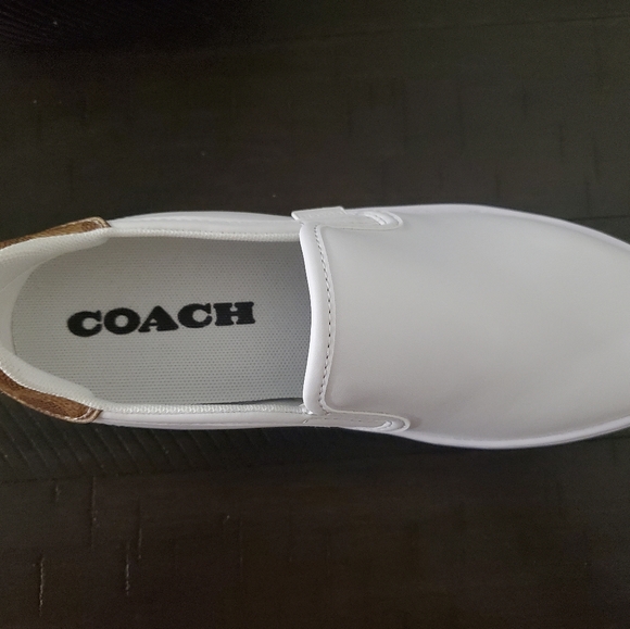 Coach Walker Leather Slip-on Sneaker - Picture 4 of 4